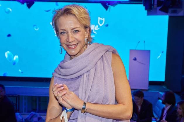 Annika Ernst Arrival of guests at the award ceremony of the short film award BLUE BLUE FLOWER by Romance TV at Prince Charles in Berlin on 12 02 2025 Short Film Award BLUE FLOWER