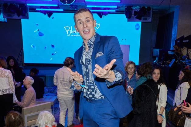 Lukas Sauer Arrival of guests at the award ceremony of the short film award BLUE BLUE BLUE by Romance TV at Prince Charles in Berlin on 12 02 2025 Short Film Award BLUE BLUE BLUE