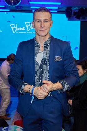 Lukas Sauer Arrival of guests at the award ceremony of the short film award BLUE BLUE BLUE by Romance TV at Prince Charles in Berlin on 12 02 2025 Short Film Award BLUE BLUE BLUE