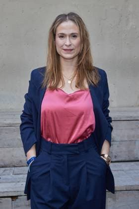 Lea Marlen Woitack Arrival of guests at the award ceremony of the short film award BLUE BLUE BLUE by Romance TV at Prince Charles in Berlin on 12 02 2025 Short Film Award BLUE BLUE BLUE
