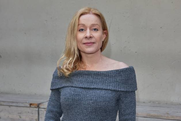 Natalie O Hara arriving at the Romance TV BLUE FLOWER short film award ceremony at the Prince Charles in Berlin on 12 02 2025 BLUE FLOWER short film award