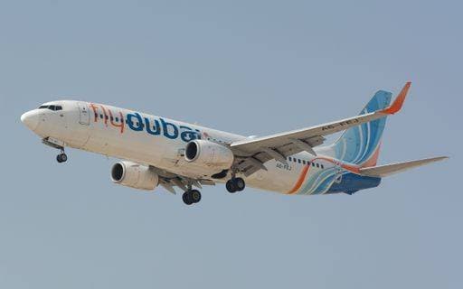 RECORD DATE NOT STATED The Boeing 737-8KN FlyDubai arriving at Dubai international airport 17662234