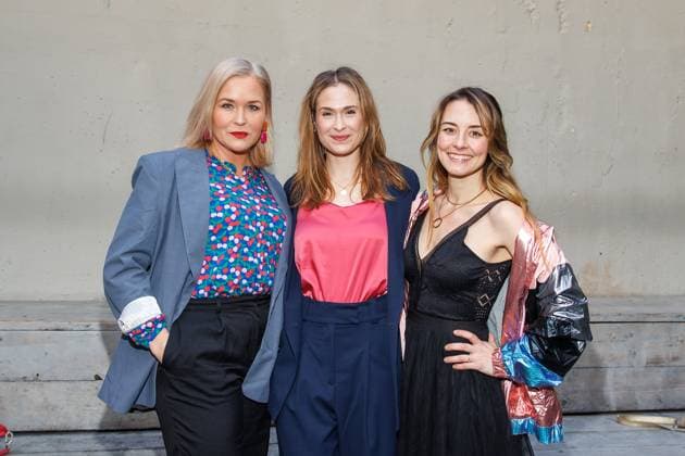 Award Blaue Blume 2025 Judith Hoersch, Lea Marlen Woitack and Luisa Wietzorek at the BLAUE BLUME award ceremony by Romance TV at Prince Charles on 12 02 2024 in Berlin Copyright: xEventpressxKochanx