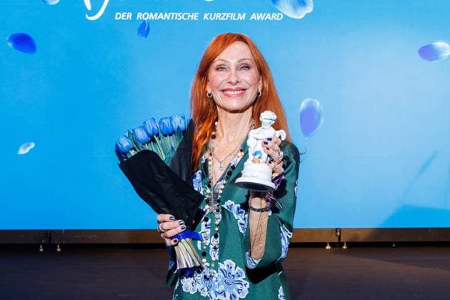 Award Blaue Blume 2025 Andrea Sawatzki at the BLAUE BLUME award ceremony by Romance TV at the Prince Charles on 12 02 2024 in Berlin Copyright: xEventpressxKochanx
