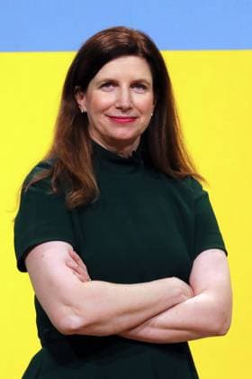 13.02.2025, Frankfurt, DEU, Jahresbilanz-Pressekonferenz der Commerzbank AG.Bettina Orlopp, Vorstandsvorsitzende der Commerzbank AG *** 13 02 2025, Frankfurt, DEU, Annual Press Conference of Commerzbank AG Bettina Orlopp, Chairwoman of the Board of Managing Directors of Commerzbank AG