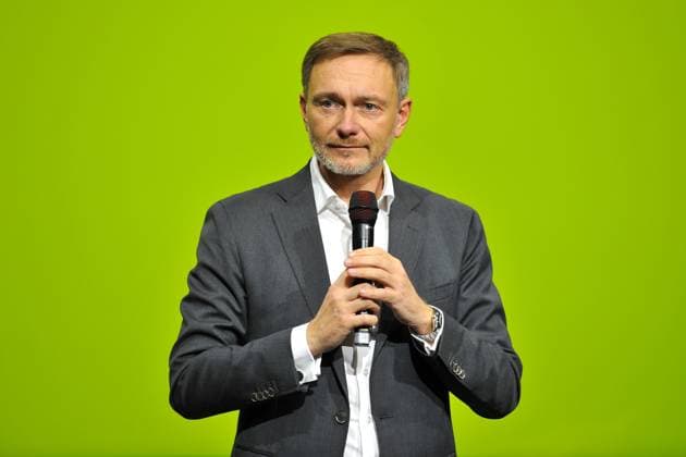 Bundestagswahl 2025. Christian Lindner ( Bundesvorsitzender der FDP ) während einer Wahlkampfveranstaltung zur Bundestagswahl 2025 am 13.02.2025 im Gesellschaftshaus Palmengarten Frankfurt Main. 20250213MWI026836 *** Bundestag election 2025 Christian Lindner Federal Chairman of the FDP during a campaign event for the Bundestag election 2025 on 13 02 2025 in the Gesellschaftshaus Palmengarten Frankfurt Main 20250213MWI026836