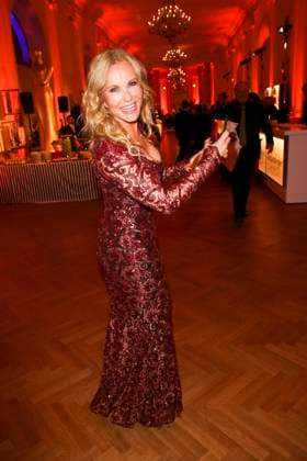 Katja Burkhard at the award Ceremony of Oesterreischichen Media Award the Romy 2017 in the Hofburg in Vienna Austria