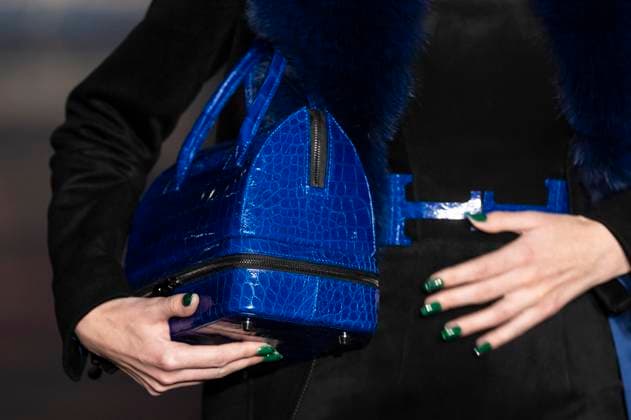 February 13, 2025, New York, New York, USA: Model walks runway for Zang Toi runway show during New York Fashion Week Fall Winter 2025 at Park Avenue Christian Church in New York on February 13, 2025. Zang Toi design for House of Toi includes dresses, shoes, accessories like bags, costume jewelry, belts and etc. New York USA - ZUMAr339 20250213_znp_r339_035 Copyright: xLevxRadinx
