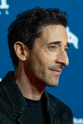 February 13, 2025, Santa Barbara, California, USA: Adrien Brody arrives at the red carpet Thursday night to receive the Cinema Vanguard Award at the 40th annual Santa Barbara International Film Festival. Spotlighting their performances in Brady CorbetÃ¢â‚¬â ¢s THE BRUTALIST, BrodyÃ¢â‚¬â ¢s portrayal of Toth highlights an immigrantÃ¢â‚¬â ¢s struggle to overcome his war-torn past and rebuild his life in a Post-War America. Pearce, in contrast, delivers a chilling, domineering performance as a wealthy art patron whose vision of American modernity collides with TothÃ¢â‚¬â ¢s. The tension between the two not only drives the narrative but also symbolizes the larger struggle between innovation and tradition. Santa Barbara USA - ZUMAa35_ 20250213_zaf_a35_012 Copyright: xDanielxA.xAndersonx
