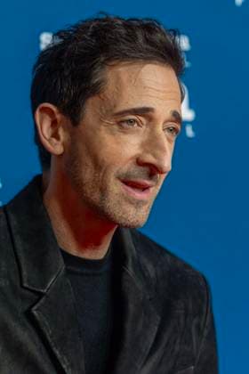 February 13, 2025, Santa Barbara, California, USA: Adrien Brody arrives at the red carpet Thursday night to receive the Cinema Vanguard Award at the 40th annual Santa Barbara International Film Festival. Spotlighting their performances in Brady CorbetÃ¢â‚¬â ¢s THE BRUTALIST, BrodyÃ¢â‚¬â ¢s portrayal of Toth highlights an immigrantÃ¢â‚¬â ¢s struggle to overcome his war-torn past and rebuild his life in a Post-War America. Pearce, in contrast, delivers a chilling, domineering performance as a wealthy art patron whose vision of American modernity collides with TothÃ¢â‚¬â ¢s. The tension between the two not only drives the narrative but also symbolizes the larger struggle between innovation and tradition. Santa Barbara USA - ZUMAa35_ 20250213_zaf_a35_014 Copyright: xDanielxA.xAndersonx