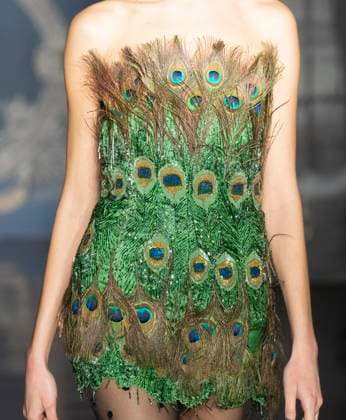 February 13, 2025, New York, New York, USA: Model walks runway for Zang Toi runway show during New York Fashion Week Fall Winter 2025 at Park Avenue Christian Church in New York on February 13, 2025. Zang Toi design for House of Toi includes dresses, shoes, accessories like bags, costume jewelry, belts and etc. New York USA - ZUMAr339 20250213_znp_r339_095 Copyright: xLevxRadinx