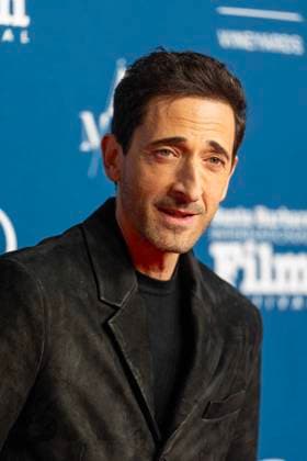 February 13, 2025, Santa Barbara, California, USA: Adrien Brody and Guy Pearce arrive at the red carpet Thursday night to receive the Cinema Vanguard Award at the 40th annual Santa Barbara International Film Festival. Spotlighting their performances in Brady CorbetÃ¢â‚¬â ¢s THE BRUTALIST, BrodyÃ¢â‚¬â ¢s portrayal of Toth highlights an immigrantÃ¢â‚¬â ¢s struggle to overcome his war-torn past and rebuild his life in a Post-War America. Pearce, in contrast, delivers a chilling, domineering performance as a wealthy art patron whose vision of American modernity collides with TothÃ¢â‚¬â ¢s. The tension between the two not only drives the narrative but also symbolizes the larger struggle between innovation and tradition. Santa Barbara USA - ZUMAa35_ 20250213_zaf_a35_017 Copyright: xDanielxA.xAndersonx