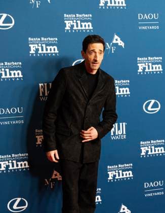 February 13, 2025, Santa Barbara, California, USA: Adrien Brody and Guy Pearce arrive at the red carpet Thursday night to receive the Cinema Vanguard Award at the 40th annual Santa Barbara International Film Festival. Spotlighting their performances in Brady CorbetÃ¢â‚¬â ¢s THE BRUTALIST, BrodyÃ¢â‚¬â ¢s portrayal of Toth highlights an immigrantÃ¢â‚¬â ¢s struggle to overcome his war-torn past and rebuild his life in a Post-War America. Pearce, in contrast, delivers a chilling, domineering performance as a wealthy art patron whose vision of American modernity collides with TothÃ¢â‚¬â ¢s. The tension between the two not only drives the narrative but also symbolizes the larger struggle between innovation and tradition. Santa Barbara USA - ZUMAa35_ 20250213_zaf_a35_024 Copyright: xDanielxA.xAndersonx