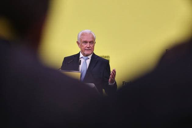 Potsdam, Brandenburg, Deutschland, 09.02.2025: Metropolishalle: Außerordentlicher FDP-Bundesparteitag 2025: Wolfgang Kubicki Copyright: xdtsxNachrichtenagenturx dts_59008