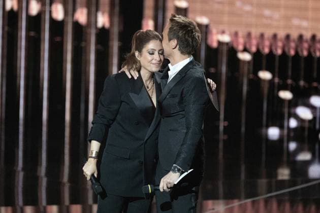 40th Les Victoires De La Musique-Boulogne-Billancourt Lea Salame and Cyril Feraud attend the 40th Les Victoires De La Musique at La Seine Musicale on February 14, 2025 in Boulogne-Billancourt, France. Photo by David NIVIERE ABACAPRESS.COM BOULOGNE-BILLANCOURT France  Copyright: xNivierexDavid ABACAPRESS.COMx