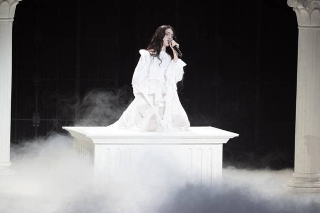 40th Les Victoires De La Musique-Boulogne-Billancourt Solenn performs on stage at the 40th Les Victoires De La Musique at La Seine Musicale on February 14, 2025 in Boulogne-Billancourt, France. Photo by David NIVIERE ABACAPRESS.COM BOULOGNE-BILLANCOURT France  Copyright: xNivierexDavid ABACAPRESS.COMx