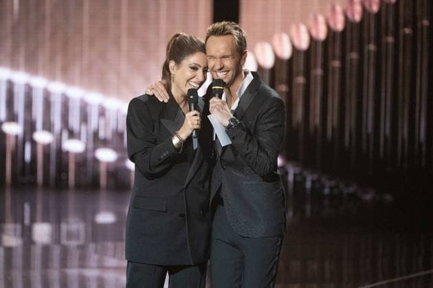 40th Les Victoires De La Musique-Boulogne-Billancourt Lea Salame and Cyril Feraud attend the 40th Les Victoires De La Musique at La Seine Musicale on February 14, 2025 in Boulogne-Billancourt, France. Photo by David NIVIERE ABACAPRESS.COM BOULOGNE-BILLANCOURT France  Copyright: xNivierexDavid ABACAPRESS.COMx