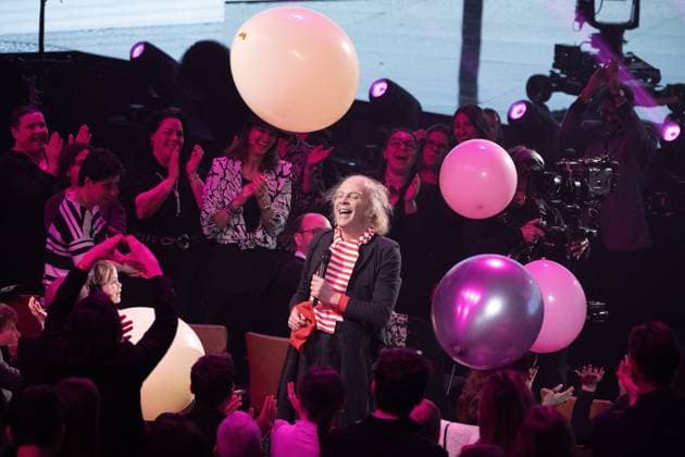 40th Les Victoires De La Musique-Boulogne-Billancourt Philippe Katerine performs on stage at the 40th Les Victoires De La Musique at La Seine Musicale on February 14, 2025 in Boulogne-Billancourt, France. Photo by David NIVIERE ABACAPRESS.COM BOULOGNE-BILLANCOURT France  Copyright: xNivierexDavid ABACAPRESS.COMx