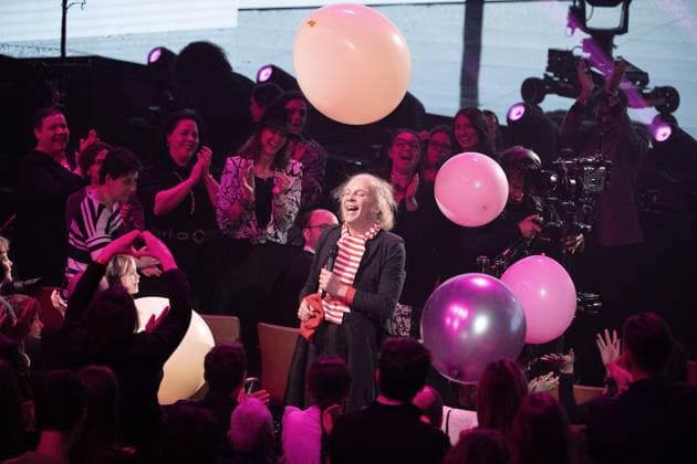 40th Les Victoires De La Musique-Boulogne-Billancourt Philippe Katerine performs on stage at the 40th Les Victoires De La Musique at La Seine Musicale on February 14, 2025 in Boulogne-Billancourt, France. Photo by David NIVIERE ABACAPRESS.COM BOULOGNE-BILLANCOURT France  Copyright: xNivierexDavid ABACAPRESS.COMx