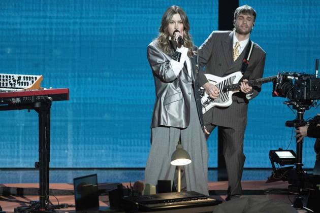 40th Les Victoires De La Musique-Boulogne-Billancourt Styleto performs on stage at the 40th Les Victoires De La Musique at La Seine Musicale on February 14, 2025 in Boulogne-Billancourt, France. Photo by David NIVIERE ABACAPRESS.COM BOULOGNE-BILLANCOURT France  Copyright: xNivierexDavid ABACAPRESS.COMx