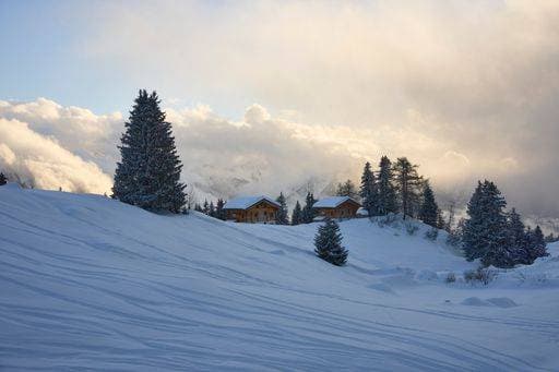 IMAGO Creative, Winter, Auf dem Land A serene winter landscape in Bettmeralp, Raron district, the canton of Valais, Switzerland 23360265 RECORD DATE NOT STATED