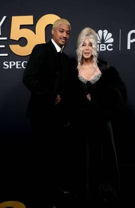 Saturday Night Live 50: The Red Carpet in New York February 16, 2025, New York, New York, USA: ALEXANDER EDWARDS and CHER attend the SNL 50: The Red Carpet, .Rockefeller Center, NYC.February 16, 2025 . New York USA - ZUMAms4_ 20250216_faf_ms4_031 Copyright: xSoniaxMoskowitzxGordonx