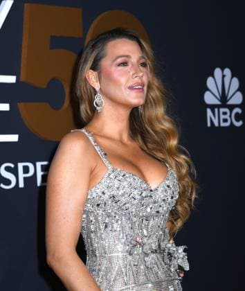 February 16, 2025, New York, New York, Unites States: Blake Lively attends the SNL50: The Anniversary Show at 30 Rockefeller Plaza in New York. February 16, 2025. New York Unites States - ZUMAp281 20250216_zea_p281_019 Copyright: xPhotoxImagexPressx