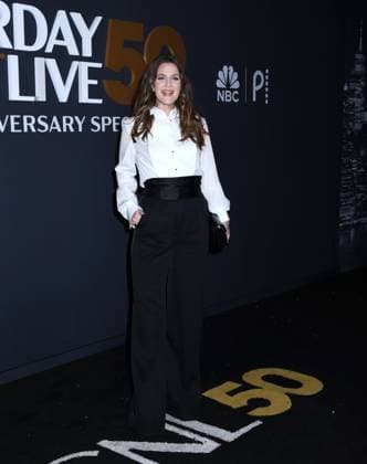 February 16, 2025, New York, New York, Unites States: Drew Barrymore attends the SNL50: The Anniversary Show at 30 Rockefeller Plaza in New York. February 16, 2025. New York Unites States - ZUMAp281 20250216_zea_p281_037 Copyright: xPhotoxImagexPressx