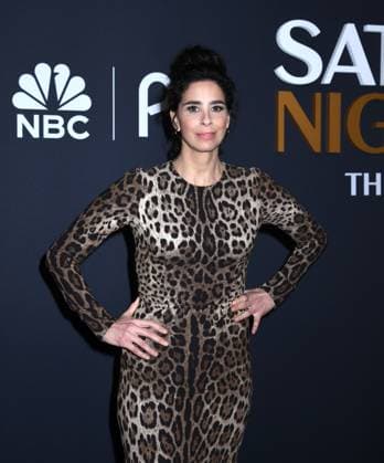 February 16, 2025, New York, New York, Unites States: Sarah Silverman attends the SNL50: The Anniversary Show at 30 Rockefeller Plaza in New York. February 16, 2025. New York Unites States - ZUMAp281 20250216_zea_p281_085 Copyright: xPhotoxImagexPressx