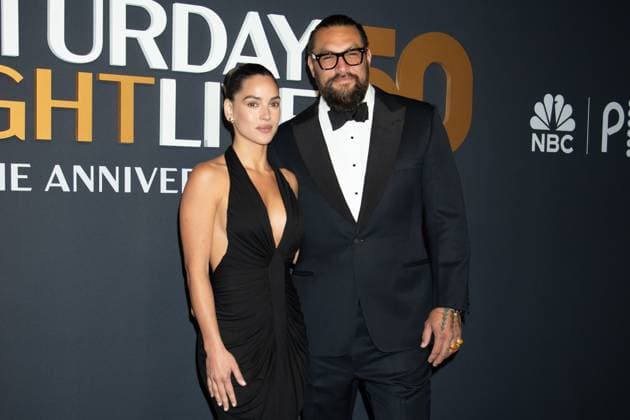 Red carpet for the SNL50: The Anniversary Show of Saturday Night Live Featuring: Adria Arjona, Jason Momoa Where: New York, New York, United States When: 16 Feb 2025 Credit: Janet Mayer INSTARimages.com EDITORIAL USE ONLY. NOT FOR USE BY NEWSPAPERS BASED IN THE UK. Copyright: xx instar54522428