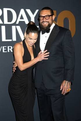 Red carpet for the SNL50: The Anniversary Show of Saturday Night Live Featuring: Adria Arjona, Jason Momoa Where: New York, New York, United States When: 16 Feb 2025 Credit: Janet Mayer INSTARimages.com EDITORIAL USE ONLY. NOT FOR USE BY NEWSPAPERS BASED IN THE UK. Copyright: xx instar54522430