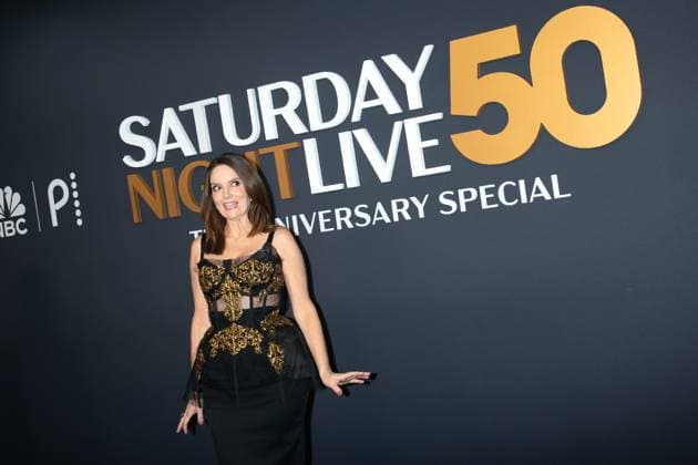Red carpet for the SNL50: The Anniversary Show of Saturday Night Live Featuring: Tina Fey Where: New York, New York, United States When: 16 Feb 2025 Credit: Janet Mayer INSTARimages.com EDITORIAL USE ONLY. NOT FOR USE BY NEWSPAPERS BASED IN THE UK. Copyright: xx instar54522401