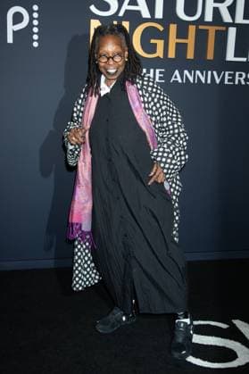 Red carpet for the SNL50: The Anniversary Show of Saturday Night Live Featuring: Whoopi Goldberg Where: New York, New York, United States When: 16 Feb 2025 Credit: Janet Mayer INSTARimages.com EDITORIAL USE ONLY. NOT FOR USE BY NEWSPAPERS BASED IN THE UK. Copyright: xx instar54522402