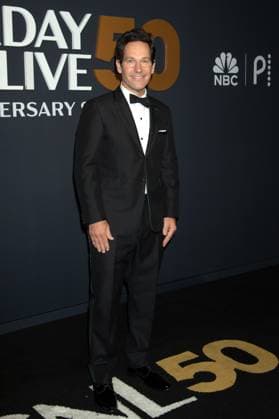 Red carpet for the SNL50: The Anniversary Show of Saturday Night Live Featuring: Paul Rudd Where: New York, New York, United States When: 16 Feb 2025 Credit: Janet Mayer INSTARimages.com EDITORIAL USE ONLY. NOT FOR USE BY NEWSPAPERS BASED IN THE UK. Copyright: xx instar54522411