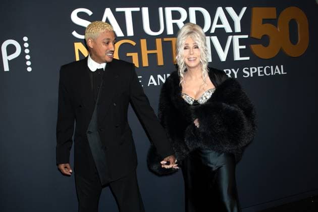 Red carpet for the SNL50: The Anniversary Show of Saturday Night Live Featuring: Alexander Edwards and Cher Where: New York, New York, United States When: 16 Feb 2025 Credit: Janet Mayer INSTARimages.com EDITORIAL USE ONLY. NOT FOR USE BY NEWSPAPERS BASED IN THE UK. Copyright: xx instar54522288