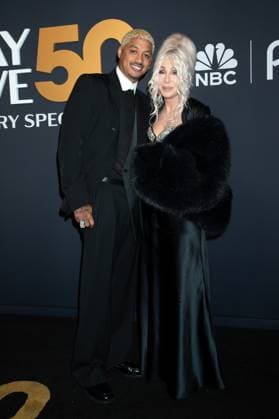 Red carpet for the SNL50: The Anniversary Show of Saturday Night Live Featuring: Alexander Edwards and Cher Where: New York, New York, United States When: 16 Feb 2025 Credit: Janet Mayer INSTARimages.com EDITORIAL USE ONLY. NOT FOR USE BY NEWSPAPERS BASED IN THE UK. Copyright: xx instar54522292