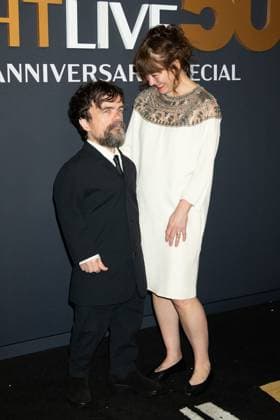 Red carpet for the SNL50: The Anniversary Show of Saturday Night Live Featuring: Peter Dinklage, Erica Schmidt Where: New York, New York, United States When: 16 Feb 2025 Credit: Janet Mayer INSTARimages.com EDITORIAL USE ONLY. NOT FOR USE BY NEWSPAPERS BASED IN THE UK. Copyright: xx instar54522260