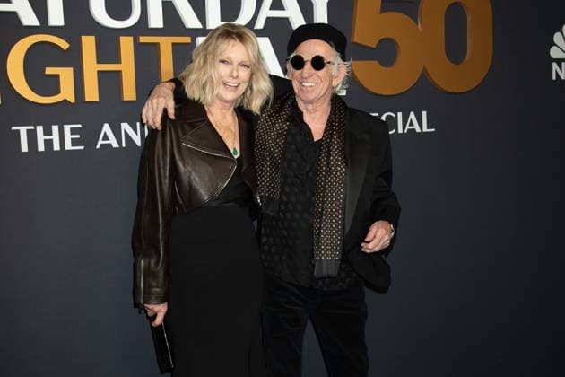 Red carpet for the SNL50: The Anniversary Show of Saturday Night Live Featuring: Patti Hansen, Keith Richards Where: New York, New York, United States When: 16 Feb 2025 Credit: Janet Mayer INSTARimages.com EDITORIAL USE ONLY. NOT FOR USE BY NEWSPAPERS BASED IN THE UK. Copyright: xx instar54522218