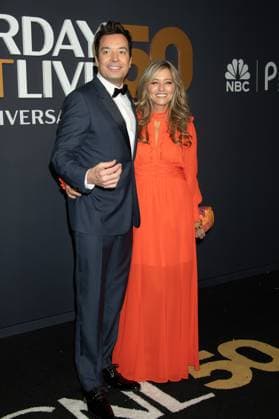 Red carpet for the SNL50: The Anniversary Show of Saturday Night Live Featuring: Jimmy Fallon, Nancy Juvonen Where: New York, New York, United States When: 16 Feb 2025 Credit: Janet Mayer INSTARimages.com EDITORIAL USE ONLY. NOT FOR USE BY NEWSPAPERS BASED IN THE UK. Copyright: xx instar54522221