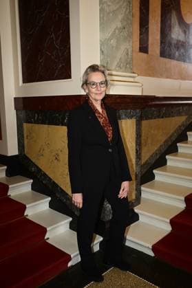 Ursula Standinger at the award ceremony of the Peace Prize Dresden 2025 International Peace Prize to the European Court of Human Rights ECHR at the Semperoper Dresden, 16 02 2025 Saxony Germany Copyright: xMatthiasxWehnertx