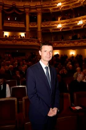 Marko Bosnjak at the award ceremony of the Peace Prize Dresden 2025 International Peace Prize to the European Court of Human Rights ECHR in the Semperoper Dresden, 16 02 2025 Saxony Germany Copyright: xMatthiasxWehnertx