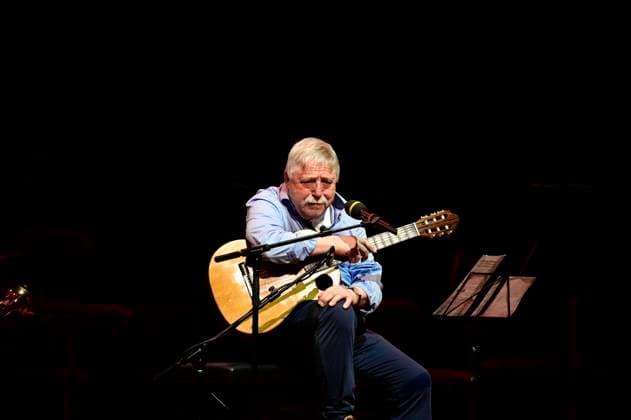 Wolf Biermann at the award ceremony of the Peace Prize Dresden 2025 International Peace Prize to the European Court of Human Rights ECHR in the Semperoper Dresden, 16 02 2025 Saxony Germany Copyright: xMatthiasxWehnertx