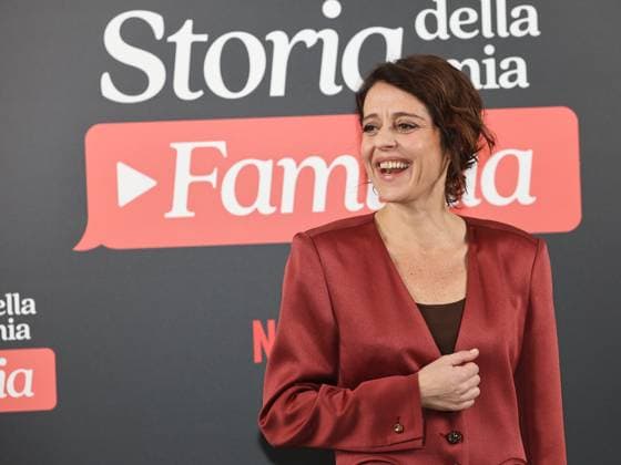 Rome, Italy: Rome, Soho hotel, photocall Netflix series History of my family . In the photo: Vanessa Scalera Rome Italy  - ZUMAp169 20250217_zea_p169_132 Copyright: xMarcoxProvvisionatox