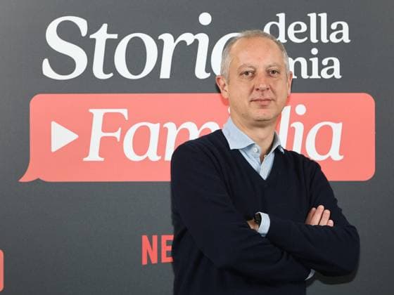 Rome, Italy: Rome, Soho hotel, photocall Netflix series History of my family . In the photo: Claudio Cupellini Rome Italy  - ZUMAp169 20250217_zea_p169_114 Copyright: xMarcoxProvvisionatox