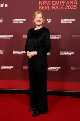 Caroline Peters beim 22. NRW Empfang des Landes NRW und der Film- und Medienstiftung NRW im Rahmen der Berlinale 2025 in der Vertretung des Landes Nordrhein-Westfalen. Berlin, 16.02.2025 *** Caroline Peters at the 22 NRW Reception of the State of NRW and the Film und Medienstiftung NRW as part of the Berlinale 2025 at the Representation of the State of North Rhine-Westphalia Berlin, 16 02 2025 Foto:xD.xBedrosianx xFuturexImagex nrw_5374