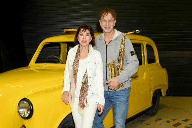 Anja Kruse, Ingolf Lueck bei der Pressekonferenz zum Musical Brauchen Sie Ne Quittung am 30. Juni 2022 in der Komoedie am Kurfuerstendamm im Schiller Theater in Berlin. Berlin Deutschland *** Anja Kruse, Ingolf Lueck at the Press conference to Musical need you ne Receipt on 30 June 2022 in the Comedy on Kurfuerstendamm at Schiller Theatre in Berlin Berlin Germany