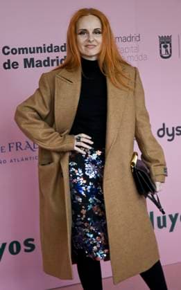 February 18, 2025, Madrid, Madrid, SPAIN: The Museo del Traje in Madrid has hosted the fashion show by designer Duyos, where the designer presents TECNO, his autumn-winter 2025-2026 collection. The designer is parading for the first time outside MBFWMadrid and he does so with a carefully crafted and groundbreaking staging and a clear message to combat ageism and defend that beauty is diverse and ageless. On this unique catwalk at the Museo del Traje, with its imposing main staircase as its cornerstone, more than 40 models, aged between 18 and 64, will showcase the firm s new proposals. Duyos gives visibility to women over 50 who were no longer active, recovering some of the protagonists of his shows in the 90s and 2000s. Among them, Laura S - ZUMAz108 20250218_znp_z108_036 Copyright: xRichardxZubelzux