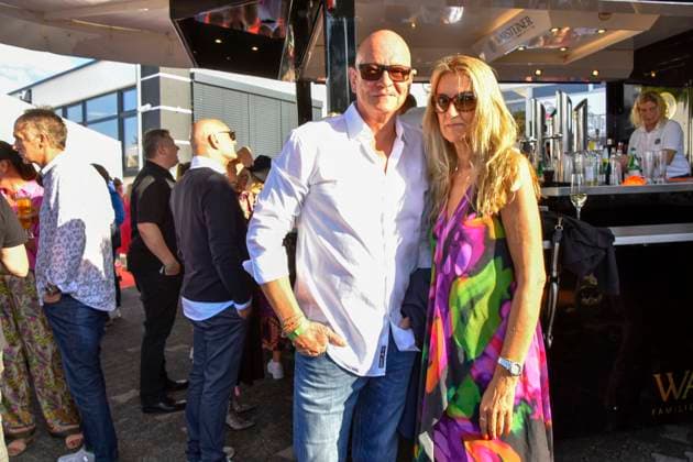 Michael Naseband, Carmen Ommer zu Gast auf der Geburtstagsfeier 55 Jahre Walentowski Galerien in Werl NRW am Samstag 26.08.2023 NRW D *** Michael Noseband, Carmen Bunting to Guest at the Birthday party 55 Years Walentowski Galleries in Werl NRW on Saturday 26 08 2023 NRW D