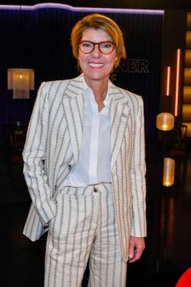 Bettina Maria Böttinger Boettinger deutsche Fernsehmoderatorin bei ihrer vorletzen Talkshow als Gastgeberin der WDR Talkshow Koelner Treff im Studio Boecklemuend am Freitag 20.10.2023 in Koeln NRW D *** Bettina Maria Böttinger Boettinger German TV presenter at their penultimate Talk show as Hostess the WDR Talk show Koelner Meet at Studio Boecklemuend on Friday 20 10 2023 in Cologne NRW D