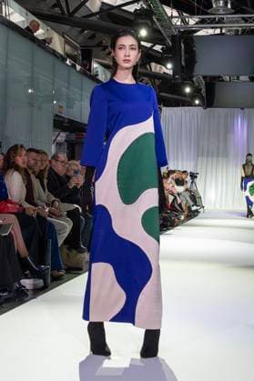 February 19, 2025, Madrid, Madrid, Spain: Model walks the runway at the RAFAEL URQUIZAR fashion show Ã¢â‚¬oeVANGUARDÃ¢â‚¬Â during the Mercedes Benz Fashion Week Madrid at Movistar Arena on February 19, 2025 in Madrid, Spain. Madrid Spain - ZUMAc312 1059032152st Copyright: xOscarxManuelxSanchezx